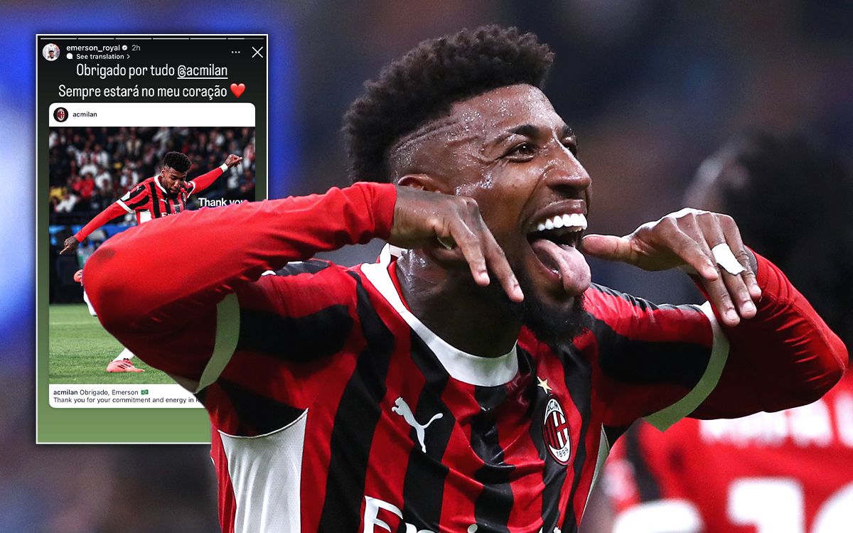 Foto: ‘Terima kasih untuk semuanya’ – Emerson memberikan pesan perpisahan kepada Milan