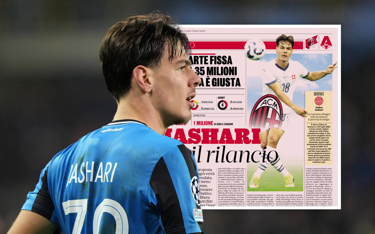 GDS: Langkah Jashari ke Milan ‘untuk diselesaikan’ mengikuti tawaran € 35 juta yang ditingkatkan