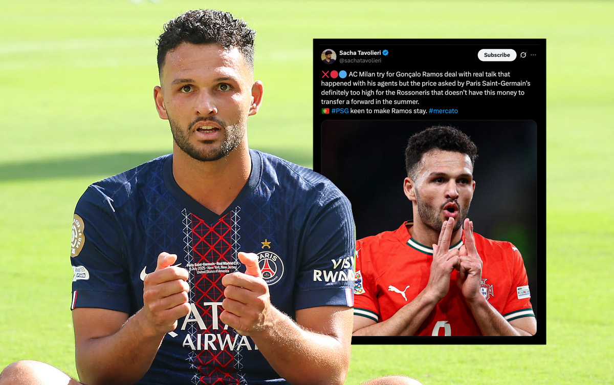 TAVOLIERI: Milan cenderung menurunkan pengejaran PSG ke depan karena harga yang diminta
